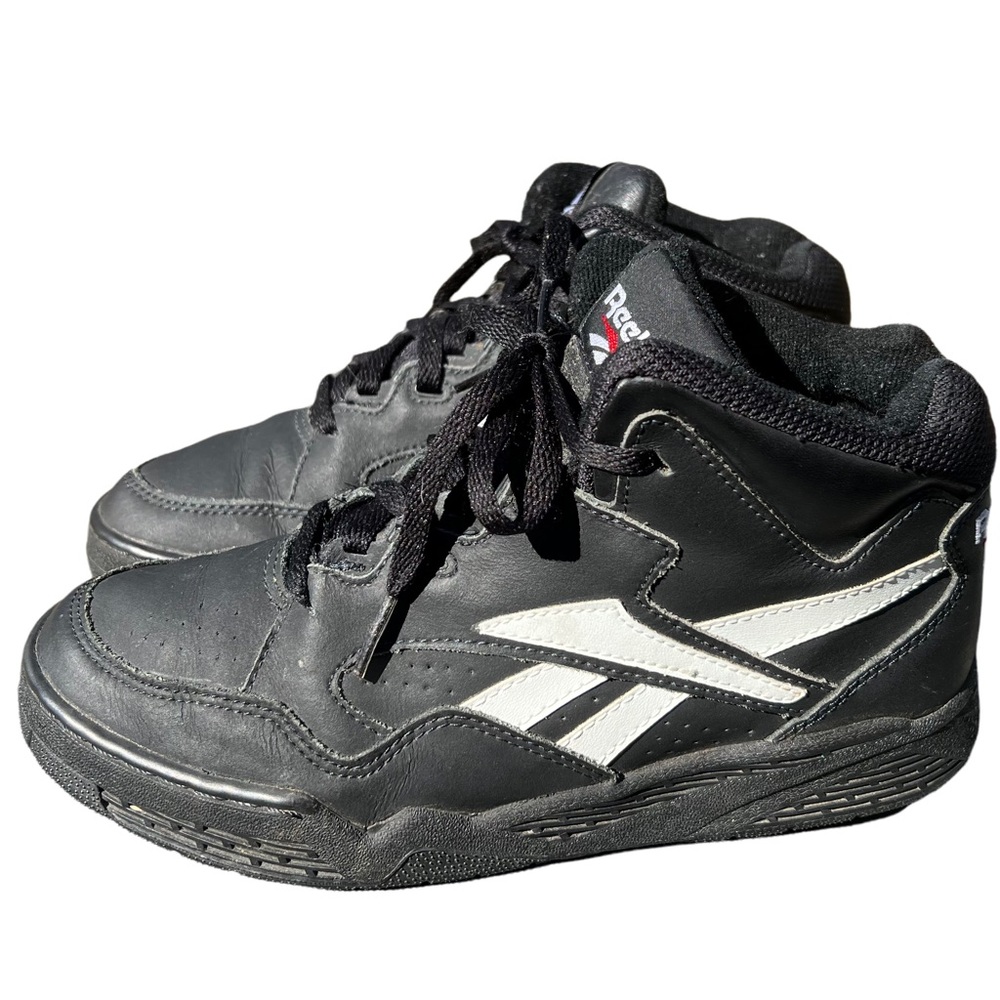 Official Vintage Reebok Classic 1980s High Top Black and White Shoes Womens 7 …